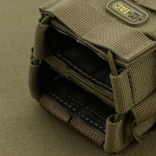 M-Tac - Ładownica otwarta na dwa magazynki platformy AK - MOLLE - Cordura - Ranger Green - 10016023
