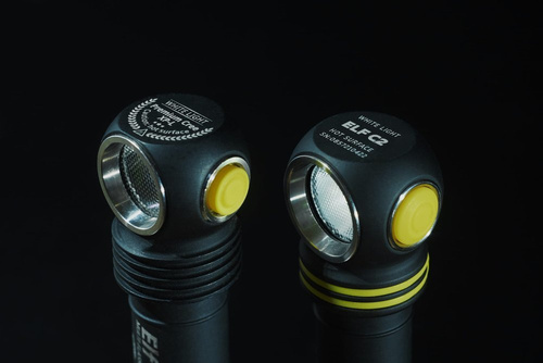 Armytek - Latarka akumulatorowa / czołówka Elf C2 - 1100 lm - Zimne światło - F05103C