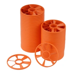 Caldwell - Rzutki ClayCopter 90 mm do miotacza - Polimer - 50 sztuk - Pomarańczowe - 1222327