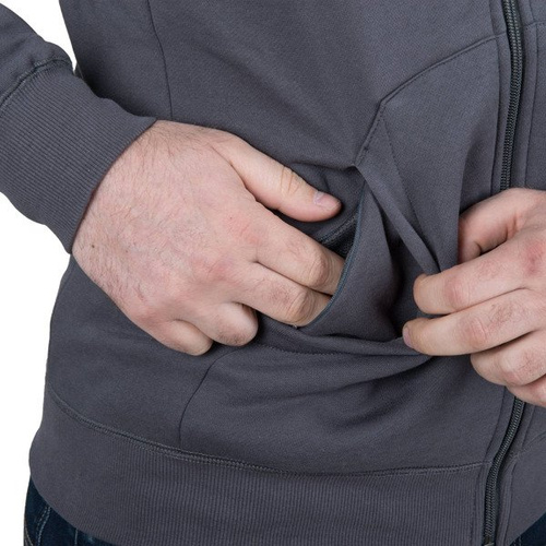 Helikon - Bluza Urban Tactical Hoodie® Lite - FullZip - Szary - BL-ULF-CB-19