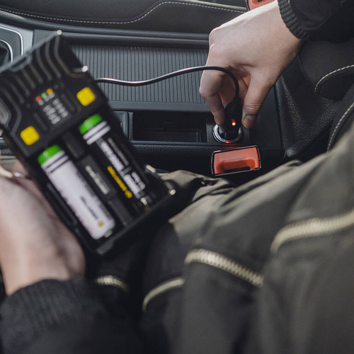 Armytek - Ładowarka Uni C2 - Adapter samochodowy - A02401C