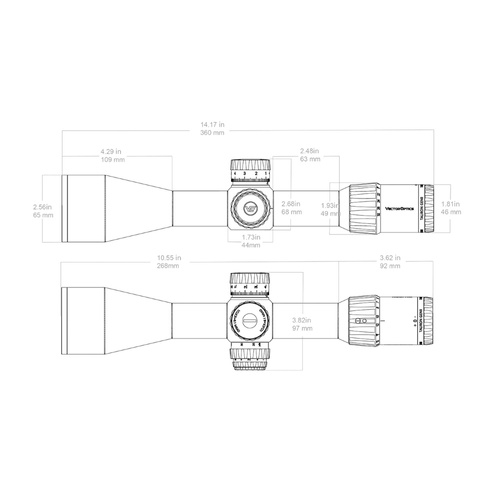 Vector Optics - Luneta celownicza Tauron 4-32x56 ED - SFP - SCOL-56