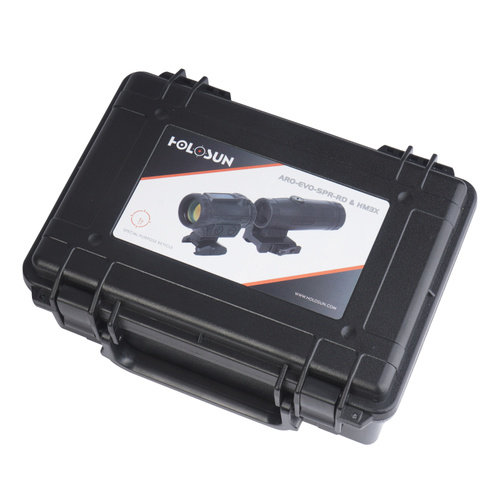 Holosun - Zestaw kolimatora ARO-EVO-SPR z powiększalnikiem HM3X - Holosun SPR - Czarny - ARO-EVO-SPR-RD-HM3X-SET