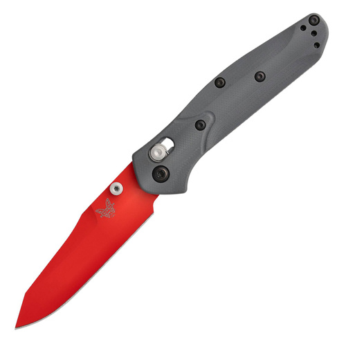 Benchmade - Nóż taktyczny 945RD-2401 Mini Osborne LE - CPM-S90V - Czerwony - 945RD-2401