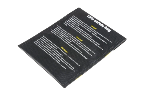 Electro River - Torba ochronna na akumulator Li-Po Bag - Czarny / Żółty - ELR-06-012671