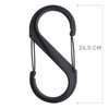 Nite Ize - Karabińczyk S-Biner #10 Plastic Black Gate - Czarny - SBP10-03-01BG