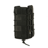 M-Tac - Ładownica otwarta na dwa magazynki platformy AK - MOLLE - Cordura - Czarna - 10016002
