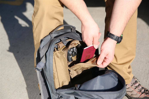 Helikon - Panel na rzep Insert MOLLE Adapter 2 - Cordura - Coyote - IN-MA2-CD-11