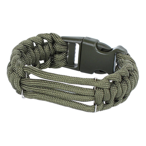 Mil-Tec - Bransoletka surwiwalowa / Pasek na zegarek - Zielony OD