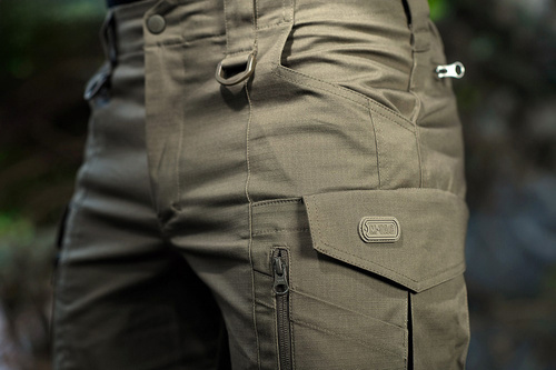 M-Tac - Szorty Conquistador Flex - Rip-Stop - 8 kieszeni - Dark Olive - 20008048