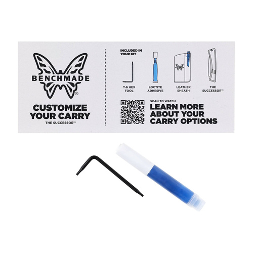 Benchmade - Nóż składany 315BK-01 Successor - M390 - Czarny/Złoty - 315BK-01