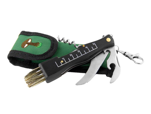 Joker - Nóż wielofunkcyjny do zbierania grzybów - Czarny - JKR90