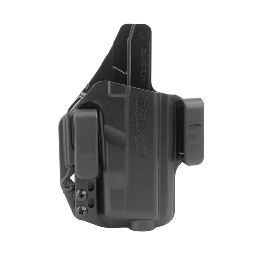 Bravo Concealment - Kabura wewnętrzna IWB do pistoletu Glock 26, 27, 33 - Prawa - Polimerowa - BC20-1003