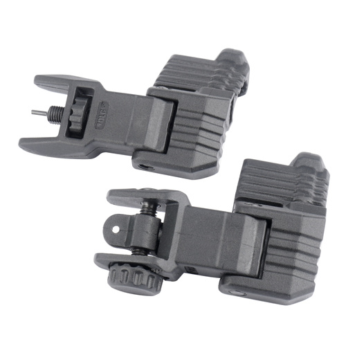 DLG Tactical - Składane przyrządy celownicze Offset Sights High Profile - Czarne - DLG-185