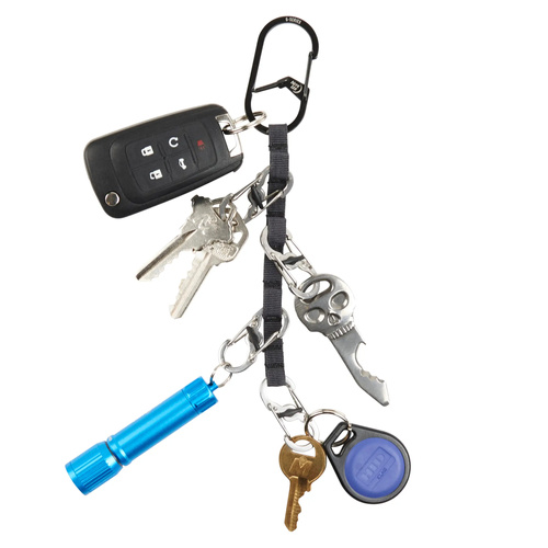Nite Ize - Karabińczyk GearLine Mini Key Organizer - Stalowy - Czary - GLMK-A1-R3