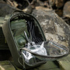 M-Tac - Organizer ergonomiczny przezroczysty Elite - Rozmiar Small 22x14 cm - Cordura 500D - Ranger Green - 10147023