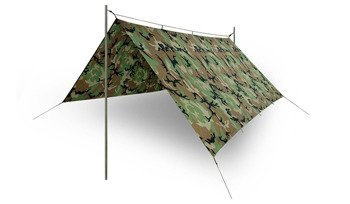 Helikon - Tarp, płachta biwakowa Supertarp® - 300 x 300 cm - Woodland - PO-STP-PO-03