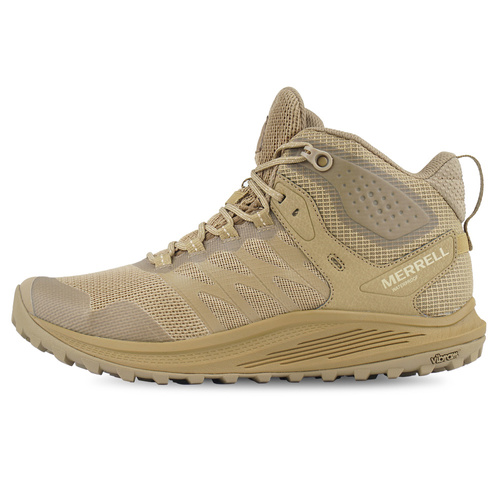 Merrell - Buty trekkingowe Nova 3 Tactical Mid - Wodoodporne - Coyote - J005051