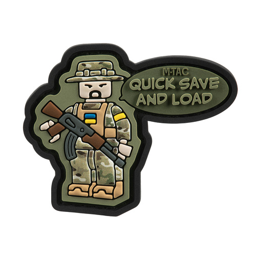M-Tac - Naszywka Morale Patch 3D Quick Save and Load - PVC - MultiCam - 51348347