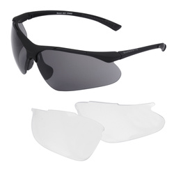 Swiss Eye - Okulary balistyczne Maverick - Poliwęglan - Czarne - 40221