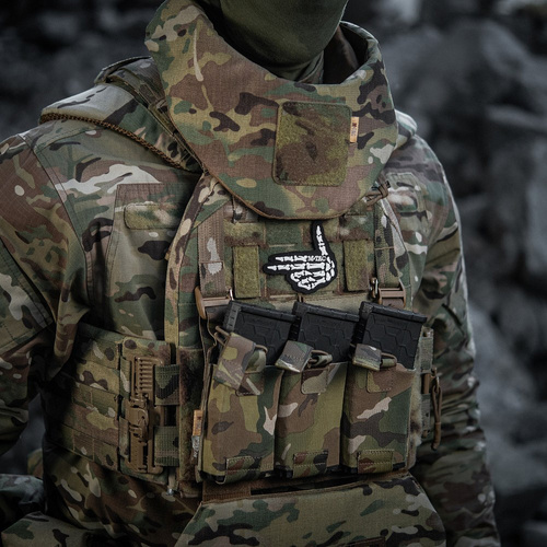 M-Tac - Naszywka Skeleton Shooter - Haft - Cordura 500D - Czarny - 51375002