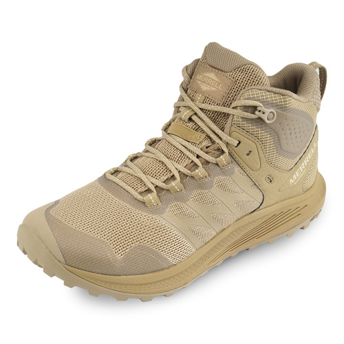 Merrell - Buty trekkingowe Nova 3 Tactical Mid - Wodoodporne - Coyote - J005051
