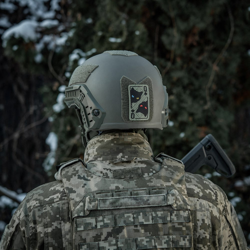 M-Tac - Naszywka Queen of Spades - Cordura 500D - Ornament - Oliwkowy - 51362001