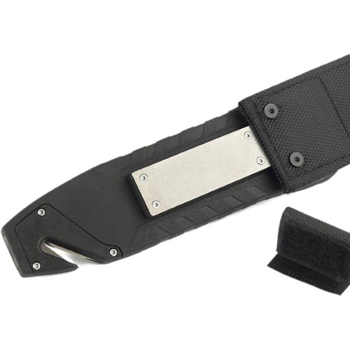 Ganzo - Nóż survivalowy Firebird z krzesiwem - Czarny - G8012V2-BK