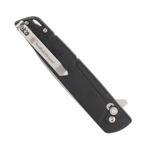 Smith & Wesson - Nóż składany 24/7 Crossbar Folder - 7Cr - Czarny - 1205912