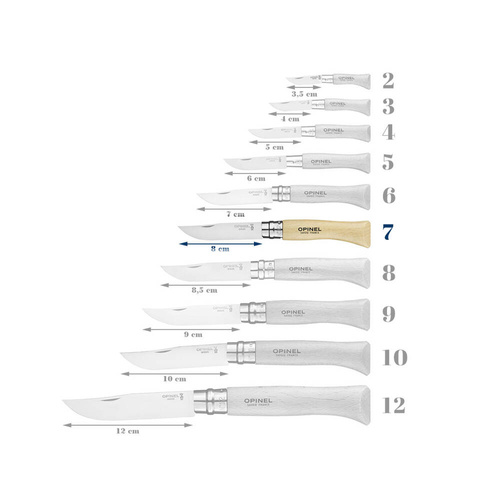 Opinel - Nóż N°7 VRN - Carbon - 113070