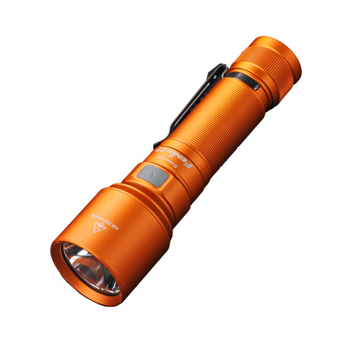 Fenix - Latarka ręczna LED C7 - 3000 lm - 55200 cd - Strobo - IP68 - Orange - C7STOR