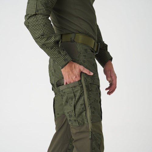 Helikon - Spodnie taktyczne MCDU - PolyCotton Stretch Ripstop - Olive Green/ERDL - SP-MCD-SP-1P02A