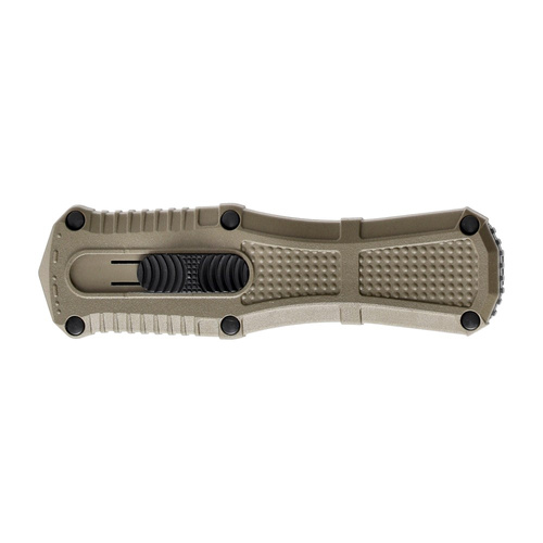 Benchmade - Nóż składany OTF 3375GY-1 Mini Claymore - CPM-D2 - Ranger Green - 3375GY-1
