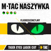 M-Tac - Naszywki odblaskowe Tiger Eyes Laser Cut - Para - Czarne - 51140002