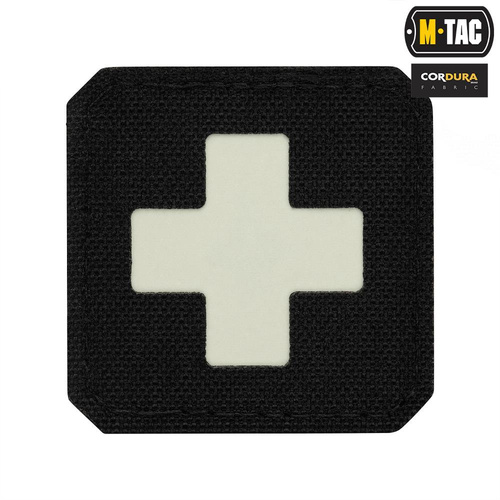 M-Tac - Naszywka Medic Cross Laser Cut - Black/GID - 51122299