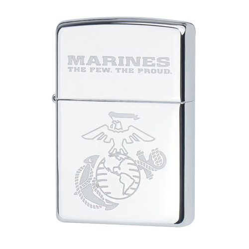 Zippo - Zapalniczka benzynowa Marines - High Polish Chrome - Z28478