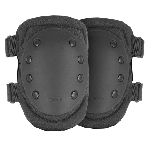 Condor - Nakolanniki taktyczne Velcro - Czarne - KP1-002