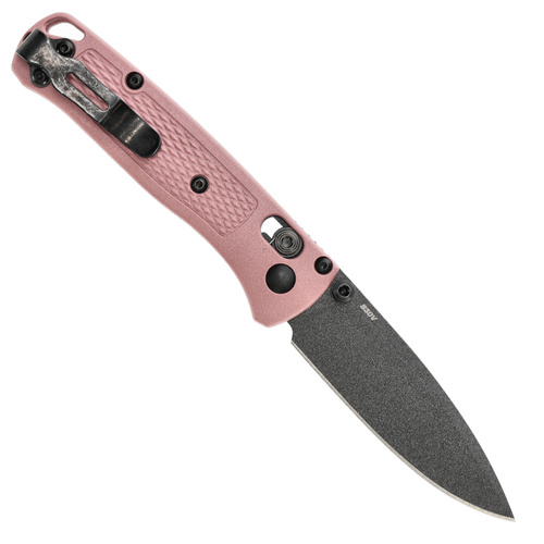 Benchmade - Nóż taktyczny składany Mini Bugout - CPM-S30V - Różowy - 533BK-05