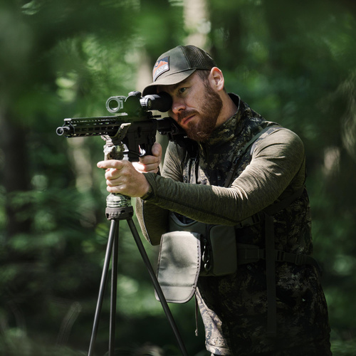 HIKVISION - Celownik noktowizyjny HIKMICRO Alpex 4K Lite z uchwytem pod IR - Czarny - 308101407/A40E