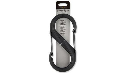 Nite Ize - Karabińczyk S-Biner #8 Plastic Black Gate - Czarny - SBP8-03-01BG