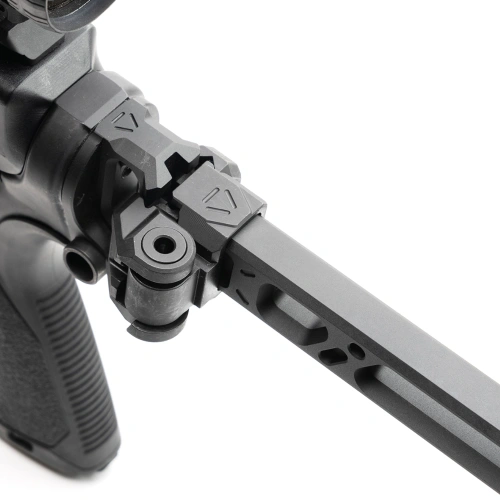 Strike Industries - Kolba składana FSA Single Folder - QD - Czarna - SI-FSA-S-STOCK