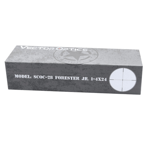 Vector Optics - Luneta biegowa Forester JR. 1-4x24 - Czarna - SCOC-28