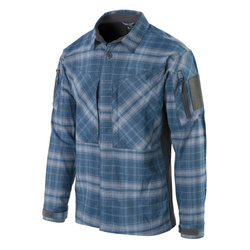 Helikon - Koszula taktyczna MBDU - Nylon Polyester Blend - Western Blue Plaid - KO-MBD-PN-2P