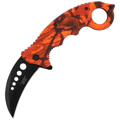 Herbertz Solingen - Nóż składany karambit Red Camo 73 mm - 572513
