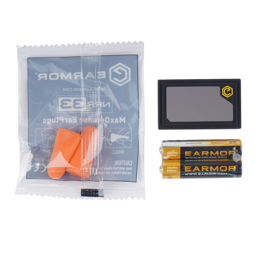 Earmor - Aktywne ochronniki słuchu M300X - Licencja IPSC - Foliage Green - M300X-FG 