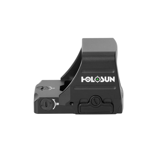 Holosun - Kolimator otwarty 407COMP - 6 MOA Green Dot - Shake Awake - Czarny - HE407COMP-GR-6