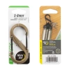 Nite Ize - Karabinek S-Biner #4 Plastic Black Gate - Coyote - SBP4-03-28BG