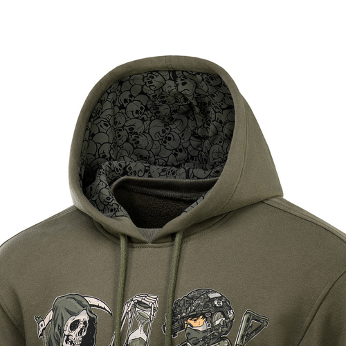 M-Tac - Bluza z kapturem Time - Bawełna - Ranger Green - 20555023