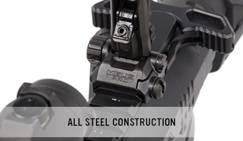 Magpul - Celownik przeziernikowy składany MBUS® Pro LR - Czarny - MAG527