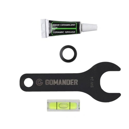 Hamulec wylotowy Gomander Raptor 9 mm 1/2x28 UNEF - Stal - Czarny - TBO.10212_0-1_2x28un